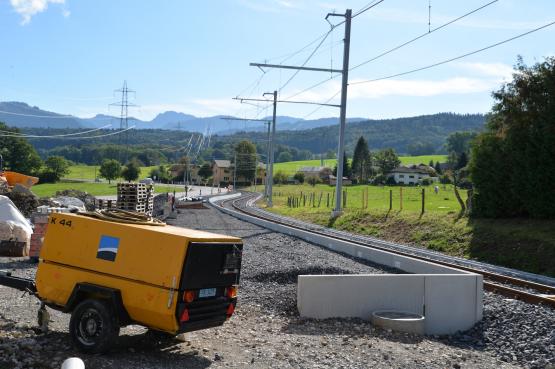 A moyen terme, la gare de Bossonnens devrait être déplacée. VJ