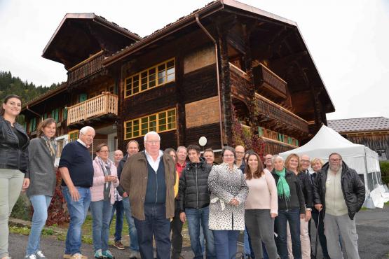 Frank Fontanellaz dans la salle de réunion flambant neuve. PHOTOS CM