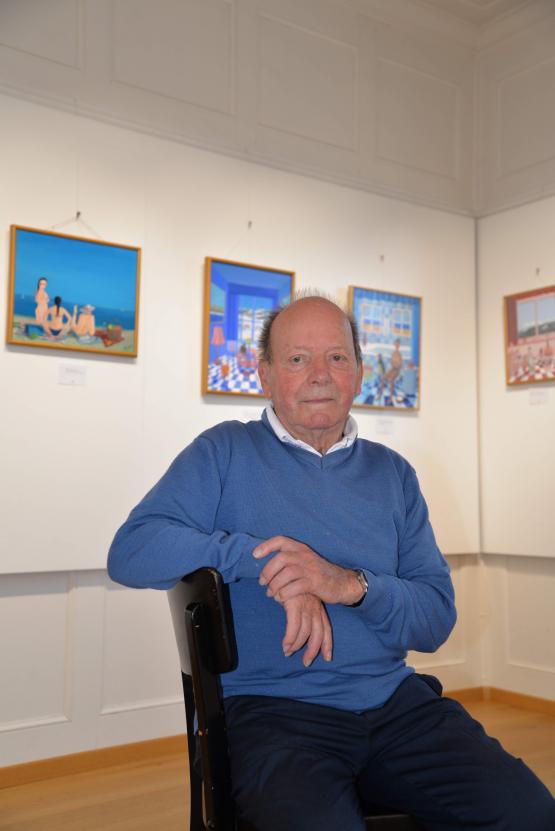 Le Glânois Jo Berset présente pour la troisième fois ses œuvres à la galerie Image-In, à Châtel-St-Denis. VJ