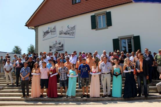 Le couronnement des rois s'est déroulé sous un soleil radieux. Sabine Jordan et Christophe Berger