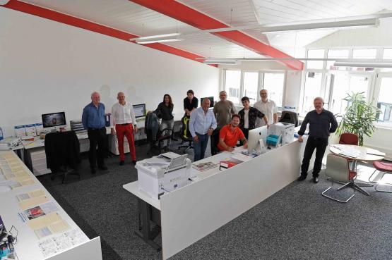 Cette semaine, la rédaction du Courrier Lavaux-Oron-Jorat a pris possession de ses nouveaux locaux à Forel (Lavaux). MICHEL DENTAN/LE COURRIER LAVAUX-ORON