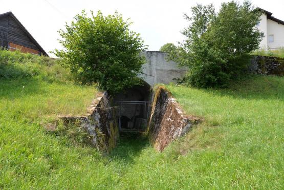 A la fin du canal, qui reliait le lac Lussy au Bourg, s’était formé un étang. VJ