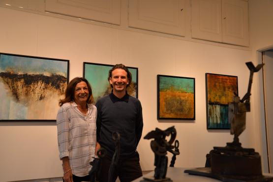 Pierrette Pilloud-Gilliéron et Timothée Peitrequin s’étaient déjà rencontrés, dans le cadre d’événements artistiques, avant de partager un même espace pour présenter leurs œuvres. CM