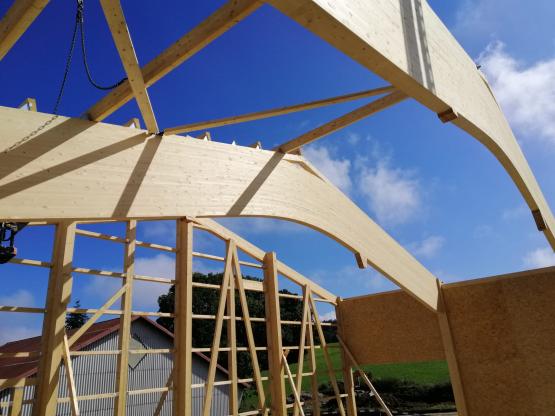 La ferme Girard, à Lieffrens (Glâne), est l’un des derniers projets réalisé par Sonnay Charpente.SONNAY CHARPENTE SA