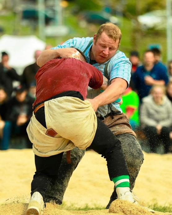 Stéphane Haenni: «Rentrer dans l’arène, lors d’une Fête fédérale, c’est toujours un moment magique.» EDELWEISSPOINTSHOOT